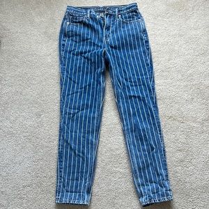 American Eagle Striped Jeans